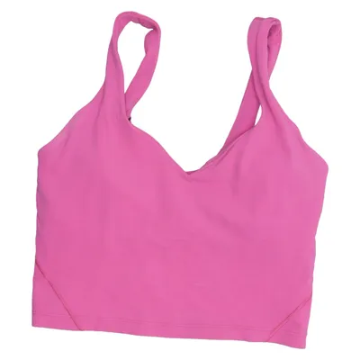 Sports bra (Pink) from Lululemon Elastane, Nylon