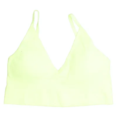 Sports bra (Yellow) Elastane, Polyester