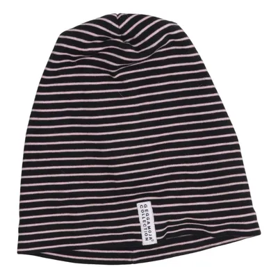 Beanie-Mütze (Schwarz, Pink) von Geggamoja Collection Bio-Baumwolle