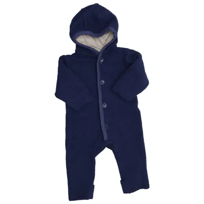 Combinaison blouse (Bleu) de Disana Coton, Laine
