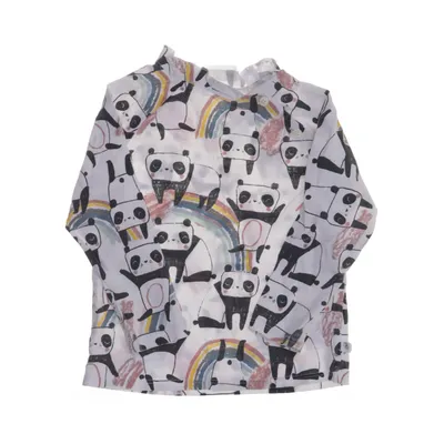 Långärmad t-shirt (Vit, Flerfärgad) från Next Baby Bomull
