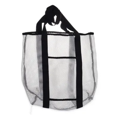 Strandtaske (Hvid, Sort)