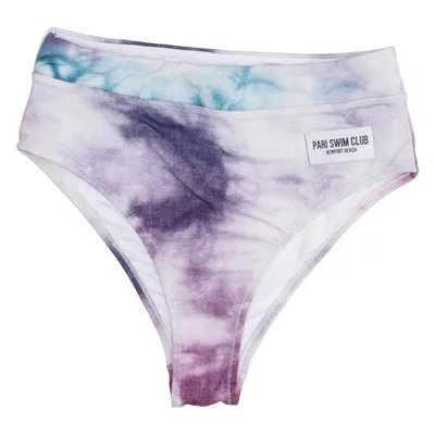Bikini broekje (Lila, Blauw, Wit, Meerkleurig) van Pari Elastaan, Polyamide, Polyester