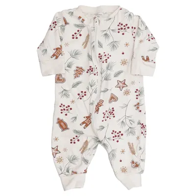 Barboteuse (Beige, Multicolore) de Lindex Baby Coton