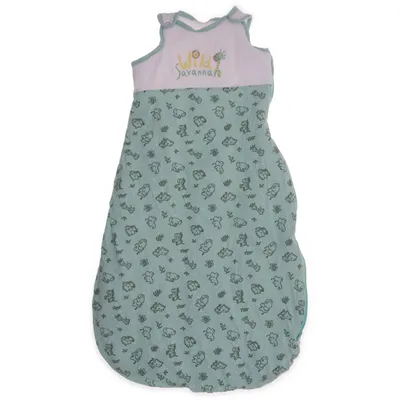 Babyslaapzak (Wit, Groen) van Lily & Dan Katoen, Polyester