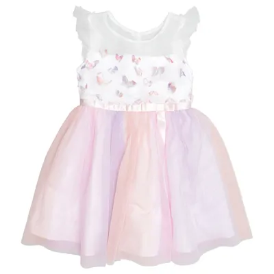 Flower girl dress (Pink, Purple, Multicolored) from Jona Michelle Polyester