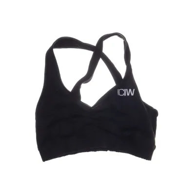 Sport-bh (Zwart) van ICIW Elastaan, Polyamide, Polyester