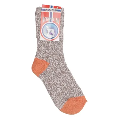 Sokken (Bruin, Oranje) van Norwegian Wol
