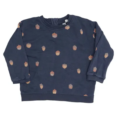 Sweatshirt (Blue) from Rikiki Cotton, Polyester