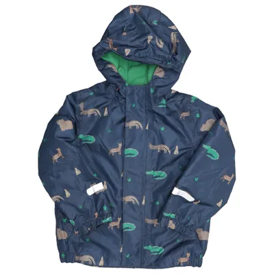 Regnjacka (Blå, Grön, Brun) från Impidimpi Återvunnen polyester