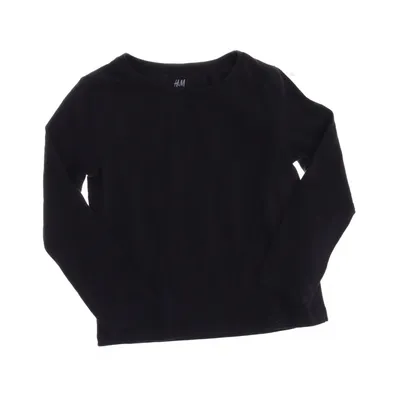 Long sleeve T-shirt (Gray) from H&M Basic Cotton, Elastane