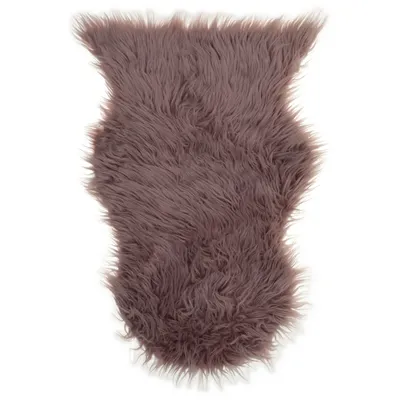 Hoogpolig vloerkleed (Roze) van Rusta Acryl, Polyester