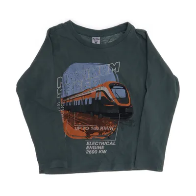 Lange mouwen shirt (Groen) van Dopo Dopo Boys Katoen