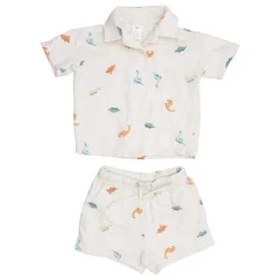Pyjama (Beige, Multicolore) de H&M Coton