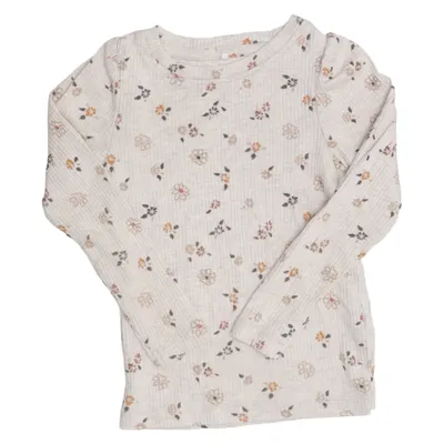 Long sleeve T-shirt (Beige, Multicolored) from Name It Elastane, Modal, Organic cotton