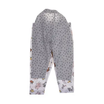 Leggings (Vit, Flerfärgad) från ICA I Love Eco Ekologisk bomull, Elastan