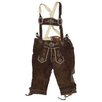 Lederhosen (Bruin, Beige) van Almsach Leer