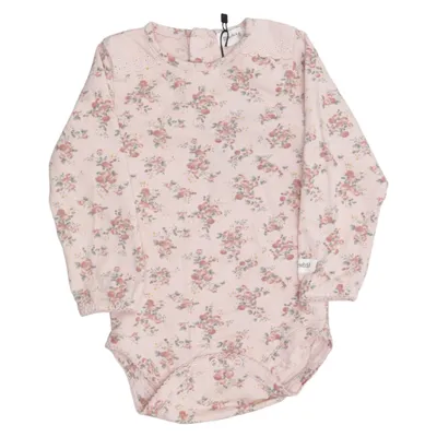 Romper (Roze, Meerkleurig) van Newbie by KappAhl Katoen, Elastaan