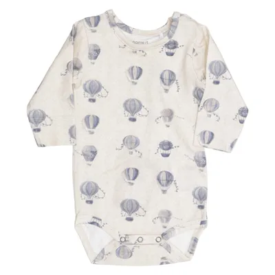Body (Beige, Blau) von Name It Elasthan, Bio-Baumwolle