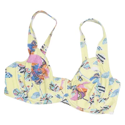 Bikini top (Geel, Meerkleurig) van MixKini Elastaan, Polyamide
