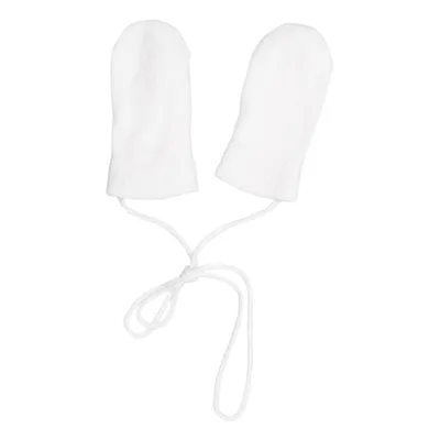 Mittens (White) from Baby by Lindex Acrylic, Polyester