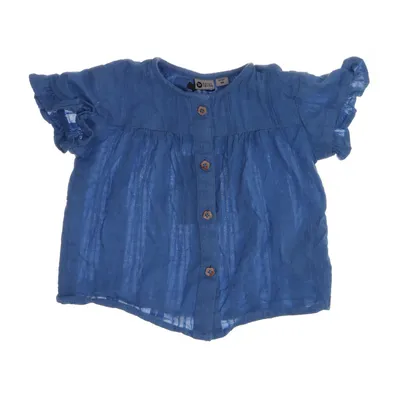 Blouse (Blauw) van Daily Seven Katoen