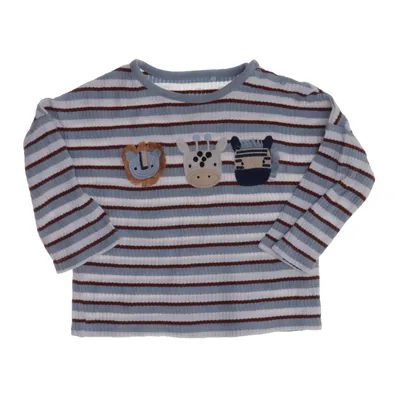 Långärmad t-shirt (Blå, Vit, Brun, Flerfärgad) från Next