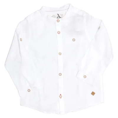 Chemise (Blanc) de Zara BabyBoy Coton