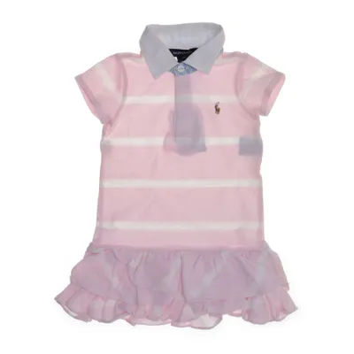Polo dress (Pink, White) from Ralph Lauren Cotton