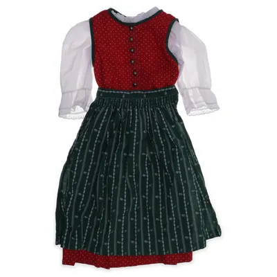 Dirndl (Röd, Grön, Vit) från Curi Landhaus