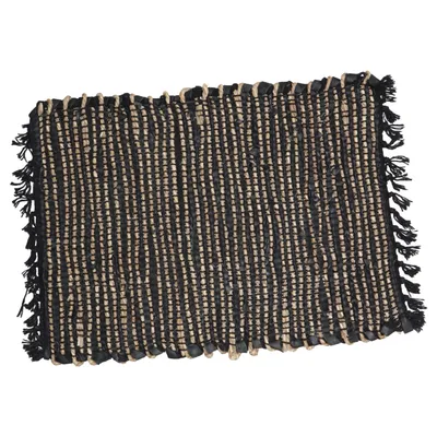 Placemat (Black, Beige) from Madam Stoltz