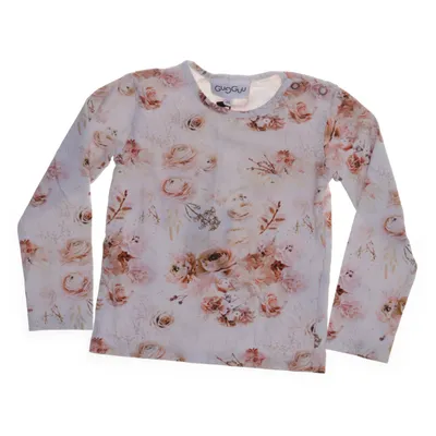Long sleeve T-shirt (White, Multicolored) from Gugguu Cotton, Elastane