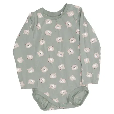 Body (Grün, Beige) von Tiny One Baumwolle, Elasthan