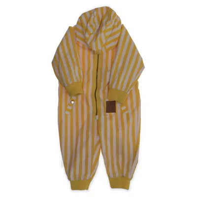 Overall (Geel, Wit) van Mini Rodini Katoen, Gerecycled polyester