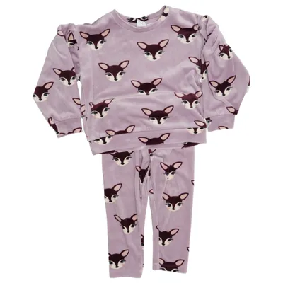 Pyjamasz (Lilla) fra Lindex Kids Elastan, Polyester