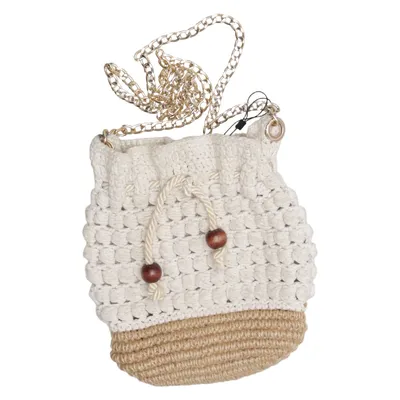 Shoulder-bag (Beige, Brown)