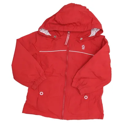 Regenjacke (Rot) von Out Wear by Lindex Baumwolle, Polyamid, Polyester