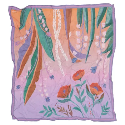 Handkerchief (Purple, Orange, Green)