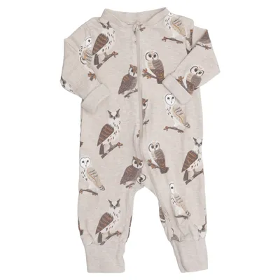 Sparkdräkt (Beige, Brun) från Tiny One Elastan, Ekologisk bomull