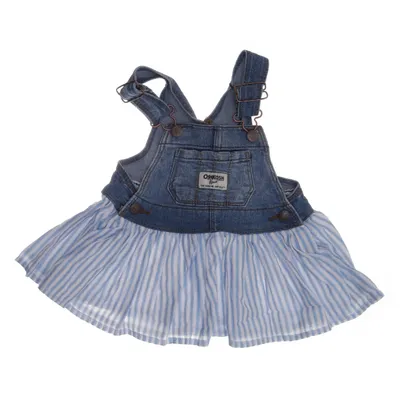 Robe salopette (Bleu, Blanc) de OshKosh B'gosh Coton, Élasthane, Fibre métallique, Polyester