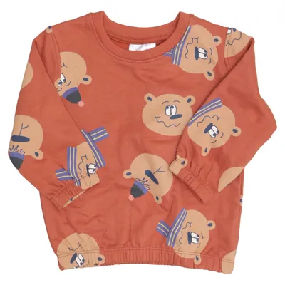 Sweatshirt (Bruin, Blauw) van Baby Katoen