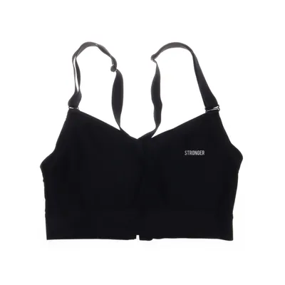 Sport-bh (Zwart) van Stronger Elastaan, Gerecycled polyester