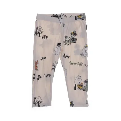 Leggings (Beige, Flerfärgad) från Moomin Bomull, Elastan