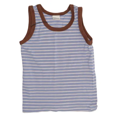 Tanktop (Blauw, Bruin) van Alana Elastaan, Organisch katoen