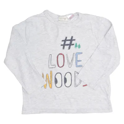 T-shirt à manches longues (Gris, Multicolore) de Zara BabyBoy