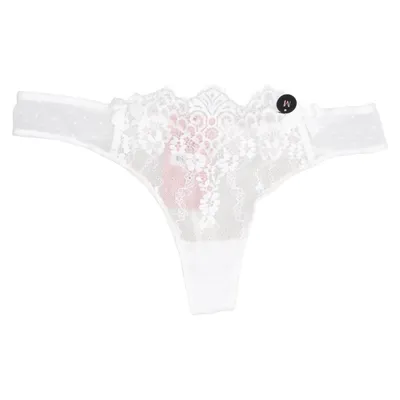 Strings (Blanc) de Hunkemöller Coton, Élasthane, Polyamide