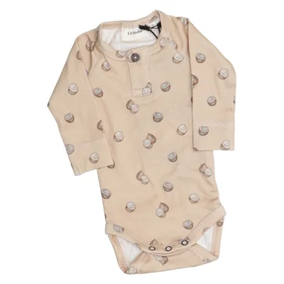 Body (Beige) fra Lil'Atelier Elastan, Modal, Økologisk bomuld
