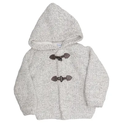 Duffle coat (Gris, Blanc) de Vertbaudet Acrylique, Coton, Polyamide, Polyester, Laine