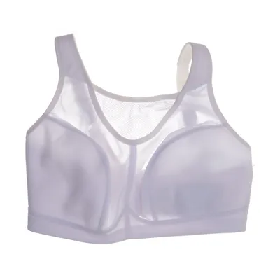 Sports-BH (Hvid) fra Glamorise Elastan, Polyamid, Polyester