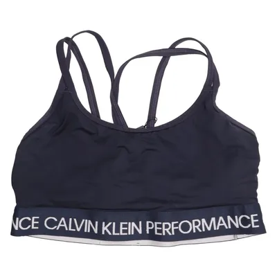 Sport-BH (Blå) från Calvin Klein Performance Elastan, Polyester